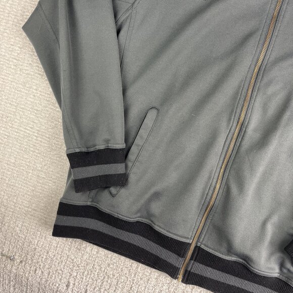 Iowa Hawkeyes x Nike Mens XL Grey & Black Football Full Zip Fleece Jacket (Read) - Picture 4 of 16